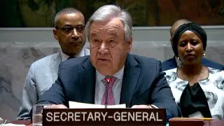 UN chief calls for restraint after Iran's retaliatory attacks on Israel