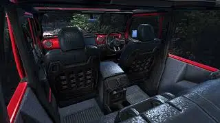 Spend the night in Jurassic Park Jeep. Rain // Dinosaurs // Thunder. 12 HOURS SOUNDSCAPE