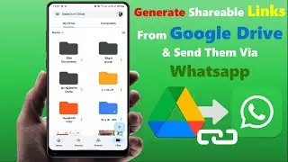 How to Share Google Drive File or Its Link on WhatsApp