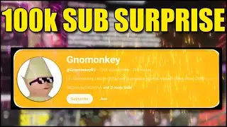 Сюрприз на 100 тыс. подписчиков GNOMONKEY (OSRS)