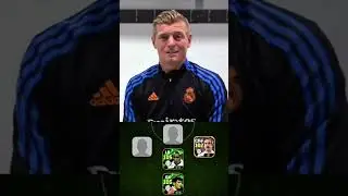 TONI KROOS PICKED HIS EPIC 5-A-SIDE TEAM 😱 #efootball #efootball2025 #shorts