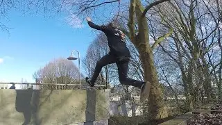 Skate2PK - Parkour and Inliner training session in Hamburg City Nord
