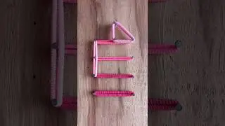 Allah Name With Pink 🩷 Colors Rubber Bands Art #minimuslim