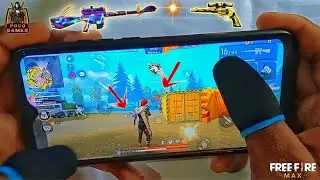 Poco M2 Game paly Test |  Handcam 3 finger hand shot game playing |  free fir max one tap Handcam 😱