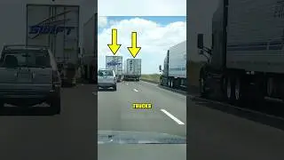 Злой грузовик против двух глупых грузовиков