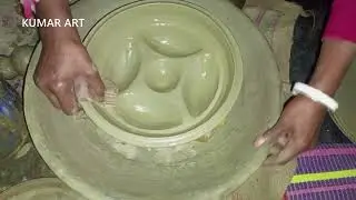 traditional clay pot making | making pottery at home | #kumarartbd  #trending #viralvideo