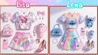 Lisa or lena 💖 Best Fashion Ever 💫 🧡 #lisaorlena #fypシ゚viral #trending #random #cute #accessorie 