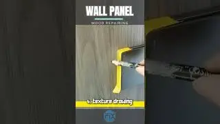 WOOD CRACK RESTORE at Home DIY | damaged wood furniture restore | wood damage repair #howto #diy