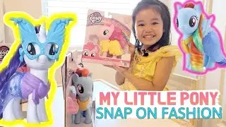 My Little Pony | Snap-on Fashion | Dress Up Games Toy Review Unboxing