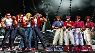 [KOF Mugen] Terry Bogard Team vs Orochi Chris Team