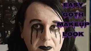 ***Follow Up From My Last Video*** 🪦 Simple and Easy Goth Makeup Look! 🪦