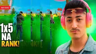 🔥 2B DO MESTRE AO BRONZE! 1x50 NA RANK AO VIVO 😱 FREE FIRE INSANO! 🔥