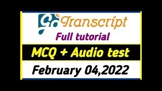 GoTranscript - Gotranscript test answers 22 February 2022 | February 22, 2022