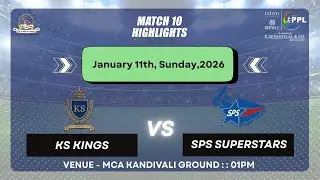 MATCH 10 HIGHLIGHTS | KS KINGS vs SPS SUPERSTARS PATAN PREMIER LEAGUE 2026