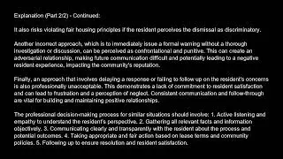 Certified Apartment Leasing Professional  CALP  Free Practice Test And Answers Updated