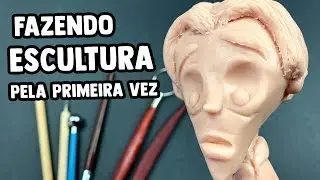 FIZ A MINHA PRIMEIRA ESCULTURA - FIQUEI SURPRESO COM O RESULTADO