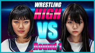 Sora Takayama VS Reiko Matsumoto 1 | WRESTLING HIGH | WWE 2K25 | Japanese School Girls Wrestling