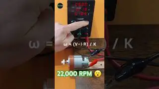 Reaching 22000 RPM by increasing the DC Voltage up to 10 volts on a DC Motor