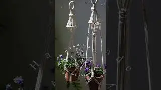 Everyone needs some sparkling in the indoor garden and our macrame suncatcher planters could help