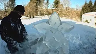 More freeze, please: Cheshire ice sculpture business covets the cold weather