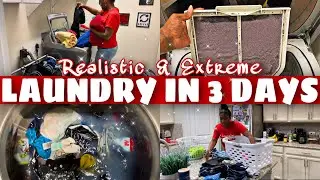 *NEW* EXTREME 3 DAY LAUNDRY ROUTINE & LAUNDRY MOTIVATION