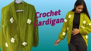 Crochet Cardigan for Beginners||How To Crochet Cardigan||Tutorial in Mising 😍
