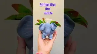 coconut shell craft Elephant Diy #diy #craft #art #shorts #diycrafts