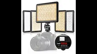 Zecti 4-in-1 216  LED Lighting Pannel. Switchable between soft & Direct Light.