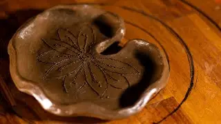 Clay Sculpting Tutorial | Lotus Leaf Clay Plate