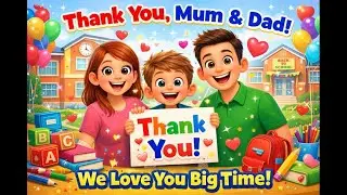 Growing Up With Love | Thank You Mom & Dad 💖 | Bright Tunes Kids
