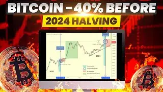 Может ли биткоин упасть до -40% перед халвингом?