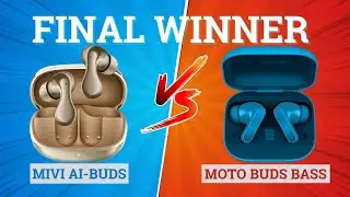 Mivi Ai Buds против Moto Buds Bass 🔥 Лучшие для музыки, баса и игр