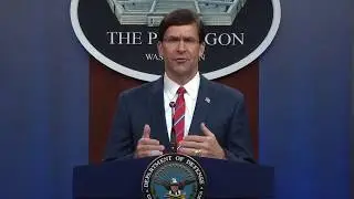 WATCH: U.S. Defense Secretary Mark Esper discusses the DoD's coronavirus response