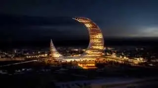 Небоскреб полумесяц Crescent Moon Tower