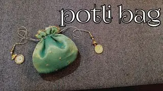How to make potli bag 🛍️ //potli bag banane ka tarika #hamza #bag