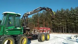 Forwarder TIMBERJACK 1110 D, 8x8 na licytacji Flotilo.pl
