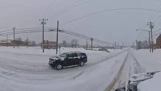 Cincinnati Snow Storm Drive ❄️ | 360&deg; POV Car Ride Through Winter Wonderland