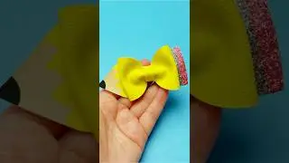 DIY Faux Leather Pencil Hair Clip with Cricut ✂️ | Back-to-School Craft Idea #diy #cricut