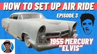 MODIFYING ORIGINAL SUSPENSION TO FIT AIR-RIDE SYSTEM: 1955 MERCURY 'ELVIS'
