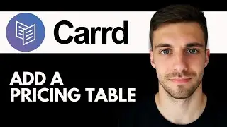 How to Add Pricing Table in Carrd.co 2026 (Show Plans & Packages Easily)