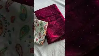 Space Soft Dual Shad Saree Siroski Work With Postion Digital Print Blouse *Price 1099 freeship