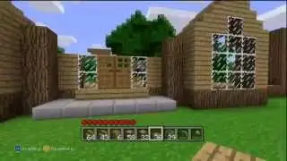 Minecraft 360: Wooden House Time Lapse/Tutorial