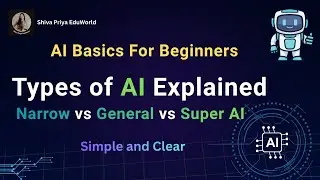 AI Types Narrow AI vs General AI vs Super AI | Easy Comparison with Examples |