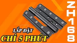 Hướng dẫn lắp đặt bản lề 4D Draho cho hệ nhôm Xingfa 55