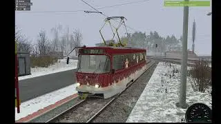 MHD Simt linka 5 - Novozameck&aacute; - Osek s V&aacute;nočn&iacute; tramvaj&iacute;