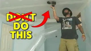 First Time Drywall Finishing - The Dust, The Mess, The Results