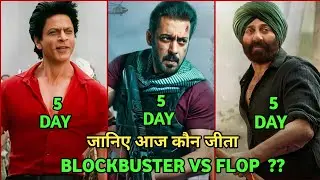 Tiger 3 Vs Jawan Vs Gadar 2 Comparison, Tiger 3 Box Office Collection, Tiger 3 5th Day Collection