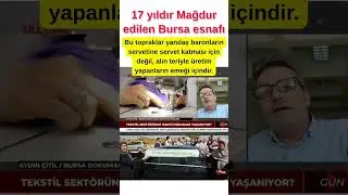 BURSA'da Cumhuriyet tarihinin en büyük peşkeşi Çataltepe Sanayi Sitesi Mağdurları Derneği ÇATSANDER
