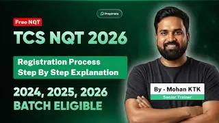 TCS NQT 2026 Registration 🚀 2024, 2025, 2026 Batch Step-by-Step