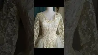 Vintage 1950s Wedding Dress Restoration Throwback!